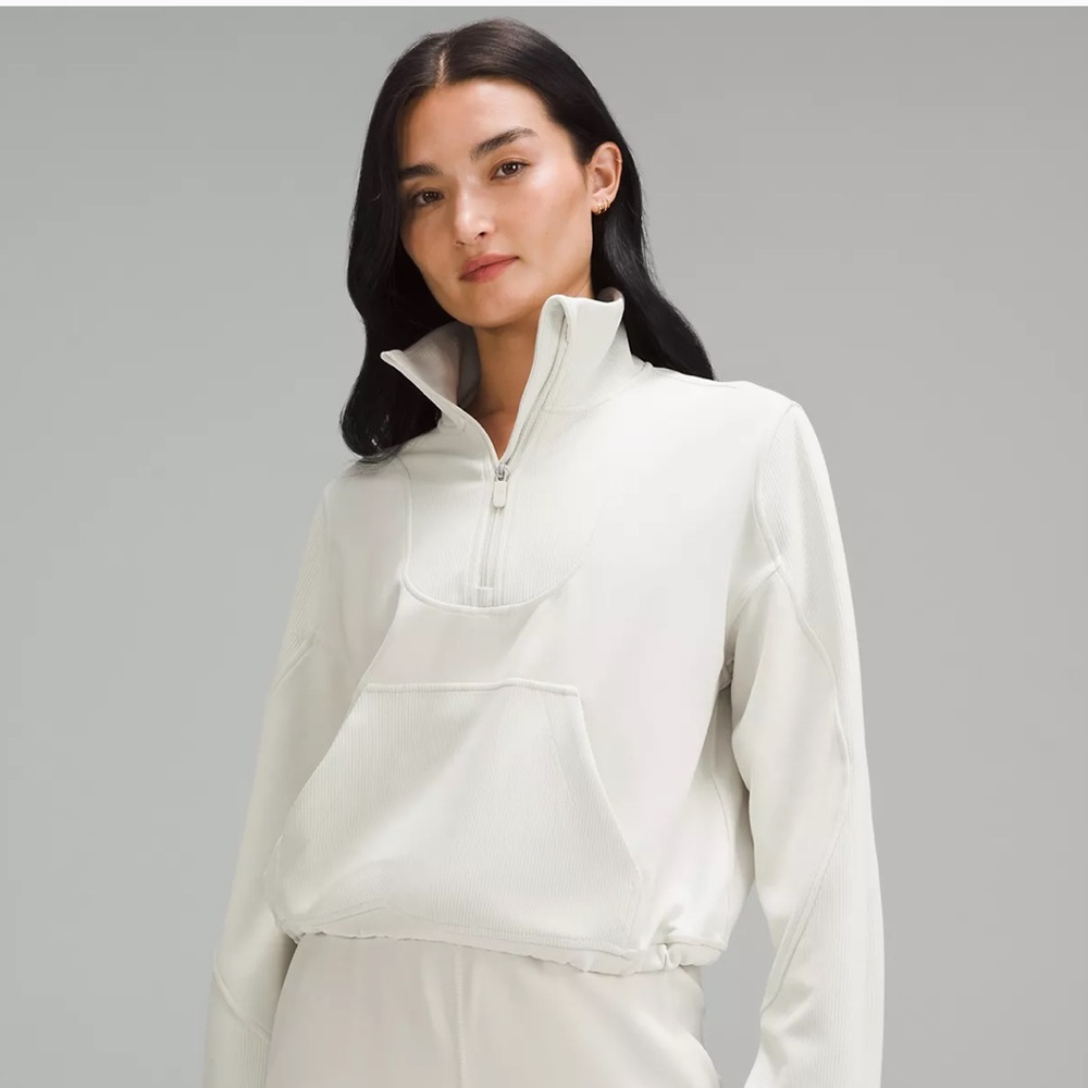Lululemon Brushed Softstreme Ribbed Half Zip